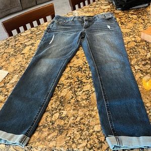 Democracy distressed denim jeans Size 4